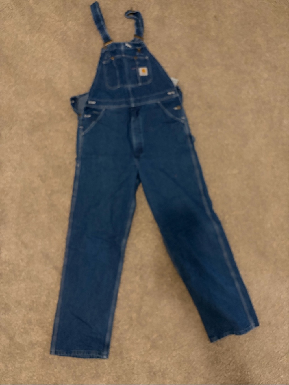 Carhartt Men's Relaxed-Fit Denim Overalls